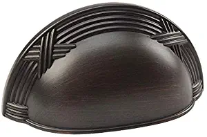 10 Pack - Cosmas 9461ORB Oil Rubbed Bronze Cabinet Hardware Bin Cup Drawer Handle Pull - 3