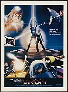 Tron Movie Poster (27 x 40 Inches - 69cm x 102cm) (1982) Swedish -(Jeff Bridges)(Bruce Boxleitner)(David Warner)(Cindy Morgan)(Barnard Hughes)(Dan Shor)