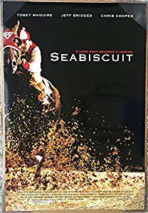 SEABISCUIT MOVIE POSTER 2 Sided ORIGINAL FINAL 27x40 JEFF BRIDGES