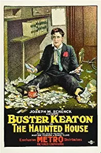 Haunted House Buster Keaton Movie Poster 2ftx3ft