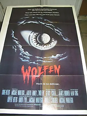 WOLFEN / ORIGINAL U.S ONE-SHEET TEASER MOVIE POSTER (ALBERT FINNEY)