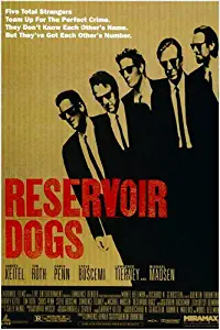 Quentin Tarantino's Reservoir Dogs Movie Poster Harvey Keitel Tim ROTH, 24X36