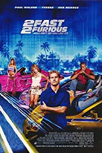 2 FAST 2 FURIOUS MOVIE POSTER 2 Sided ORIGINAL INTL 27x40 PAUL WALKER