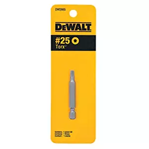 DEWALT DW2665 T25 Torx Power Bit 1 Per Card