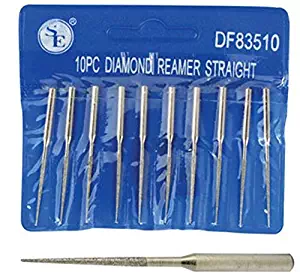 10pc 2" Diamond Bead Reamer Set 1/16" x 7/8" For Dremel Rotary Tool 1/8"