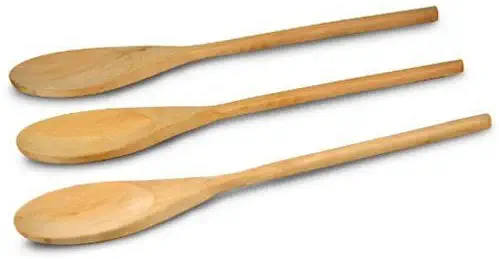 Classic Wooden Kitchen Spoon - Set of 3 (14