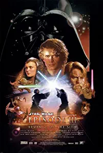 STAR WARS EPISODE III 3 REVENGE OF THE SITH MOVIE POSTER 2 Sided ORIGINAL FINAL 27x40