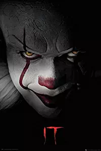 IT - Movie Poster / Print (Pennywise The Clown - Close Up) (Size: 24" x 36") (By POSTER STOP ONLINE)