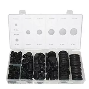 170PCS Rubber Grommet Firewall Hole Plug Set Electrical Wire Gasket Wonderful