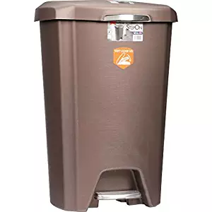 Hefty Hefty 12.2 Gal Select Step on Wastebasket with Soft Close