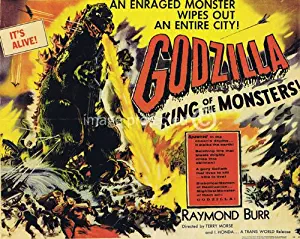 Godzilla King of the Monsters 1956 Vintage Movie Poster Art 24x36