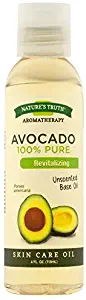 Nature's Truth Cold Pressed Skin Care Base Oil, Avocado, 4 Fluid Ounce