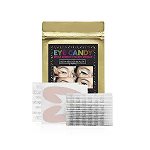 Eye Candy Eyeliner Stencil Pads - For Perfect Smokey Eyes or Winged Tip Look. Created by Celebrity Makeup Artist. Reusable, Easy to Clean & Flexible. Cruelty Free & Vegan, Made in USA (Pro - 1 pk)