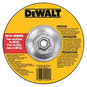 DEWALT DW4551 Masonry Grinding Wheel, 5/8-11-Inch Arbor, 4-1/2-Inch by 1/4-Inch