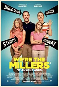 WE'RE THE MILLERS - Movie Poster - Double-Sided - 27x40 - Original - JENNIFER ANISTON - JASON SUDEIKIS