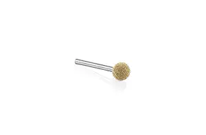 Kutzall Original Sphere Burr, 1/8" Shaft (3.1mm) - Fine, Tungsten Carbide Coating: 3/8" (9.5mm) Head Diameter x 3/8" (9.5mm) Head Length - S-38-EG