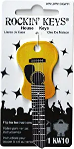 Acoustic Guitar Kwikset KW1 House Key