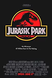 Jurassic Park Movie POSTER 27 x 40 Sam Neill, Laura Dern, A, MADE IN THE U.S.A.