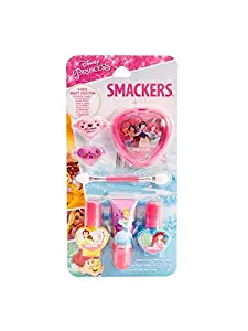 Lip Smacker Disney Color Collection, Princess Makeup Set, Lip Gloss, Shimmer Powder, Nail Polish