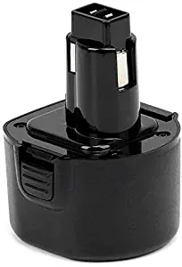 REEXBON 9.6V 2.0Ah DW9062 Replacement Battery Pack for Dewalt DW9061 DW9062 DE9062 DW926 DW952 DW952K-2 DW911 DW750KA DW050 DW955