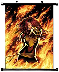 X-Men Sexy Dark Phoenix Comic Fabric Wall Scroll Poster (32x48) Inches