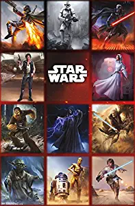 Trends International Star Wars Moments Grid Wall Poster 22.375