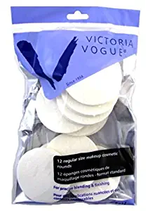 Victoria Vogue Cosmetic Rounds Latex 12S Regular Size (2 Pack)