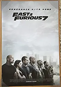 FURIOUS 7 MOVIE POSTER 2 Sided ORIGINAL INTL FINAL 27x40 VIN DIESEL PAUL WALKER