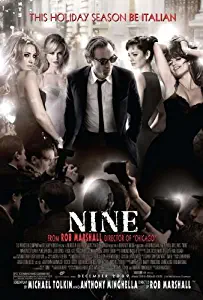 NINE MOVIE POSTER 1 Sided ORIGINAL Version A 27x40 DANIEL DAY-LEWIS