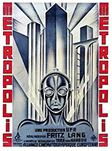 iPosters Metropolis Art Deco Movie Poster Print - 40 X 30 Cms (Approx 16 X 12 Inches)