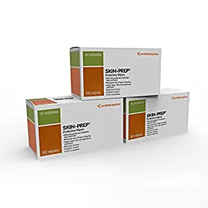 Smith & Nephew Skin PREP Protective Wipes (Box of 50) (Pack of 3 Boxes)