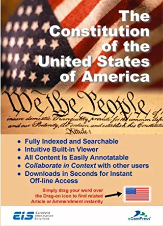 The Constitution of the United States of America - Secure Windows App [Download]