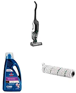 BISSELL, 2554A CrossWave Cordless Max All in One Wet-Dry Vacuum Cleaner with BISSELL 1789G MultiSurface Floor Cleaning Formula (80 oz) and BISSELL 2787 CrossWave Cordless Max Mulit-Surface Brush Roll