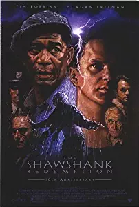 Shawshank Redemption Movie Poster Double Sided Original 27x40