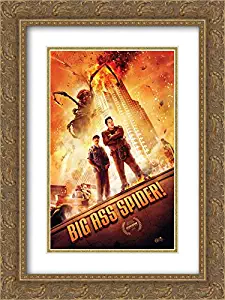 Big Ass Spider! 18x24 Double Matted Gold Ornate Framed Movie Poster Art Print