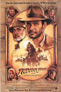 Indiana Jones and the Last Crusade Movie Poster Regular Size 27x40