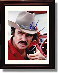 Framed Burt Reynolds Autograph Replica Print - Smokey and The Bandit