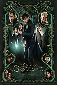 FANTASTIC BEASTS: CRIMES OF GRINDELWALD (2018) Original Authentic Movie Poster 11x17 - Single - Sided - Eddie Redmayne - Johnny Depp - Ezra Miller - Kathrine Waterston