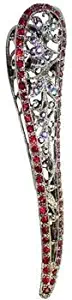 Karen Marie - Cleopatra Collection - Austrian Crystal Condor Hair Clip - Ruby