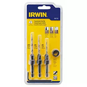 Irwin Tools 1882793SPEEDBOR Countersink Wood Drill Bit, 4-Piece