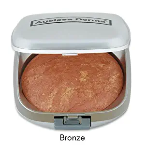 Ageless Derma Baked Mineral Blush Makeup with Botanical Extracts (Bronze Swirl) Made in USA