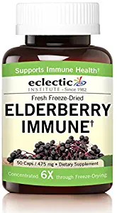 Eclectic Elderberry Immune Freeze Dried Vegetables, Green, 50 Count