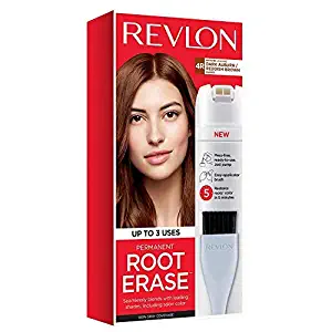 Revlon Root Erase Permanent Hair Color, Root Touchup Hair Dye, 100% Gray Coverage, 4R Dark Auburn/Reddish Brown, 3.2 oz
