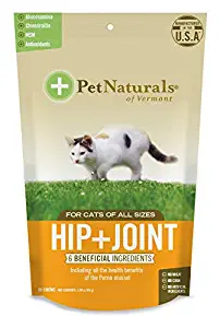 Pet Naturals of Vermont - Hip + Joint for Cats, Daily Hip & Joint Support Supplement, 30 Chews