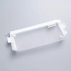 1 Pcs Transparent Grid Zipper Pen Bag Pencil Case Storage Package For Grils Korean Stationery School Supplies,B