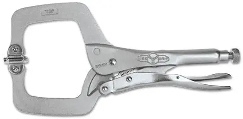 IRWIN Tools VISE-GRIP Locking C-Clamp, Original, Swivel Pad Tip, 18-inch (22)