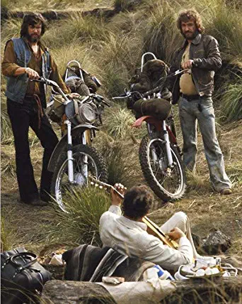 Warren Oates and Kris Kristofferson in Bring Me the Head of Alfredo Garcia motorcycle gang 16x20 Poster