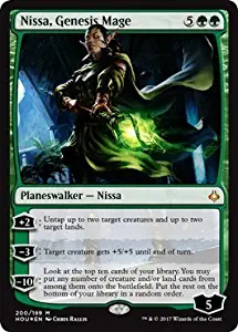 Magic The Gathering - Nissa, Genesis Mage - Hour of Devastation - 200/199