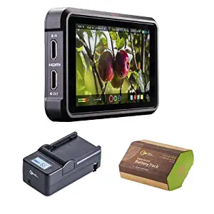 Atomos Ninja V 5" Touchscreen Recording Monitor, 1980x1080, 4K HDMI Input - Bundle with Green Extreme NP-F970 Battery Pack, Charger