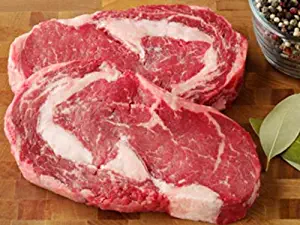 Ribeye Steak Extra Trim, Four 6-oz Ribeye Steaks